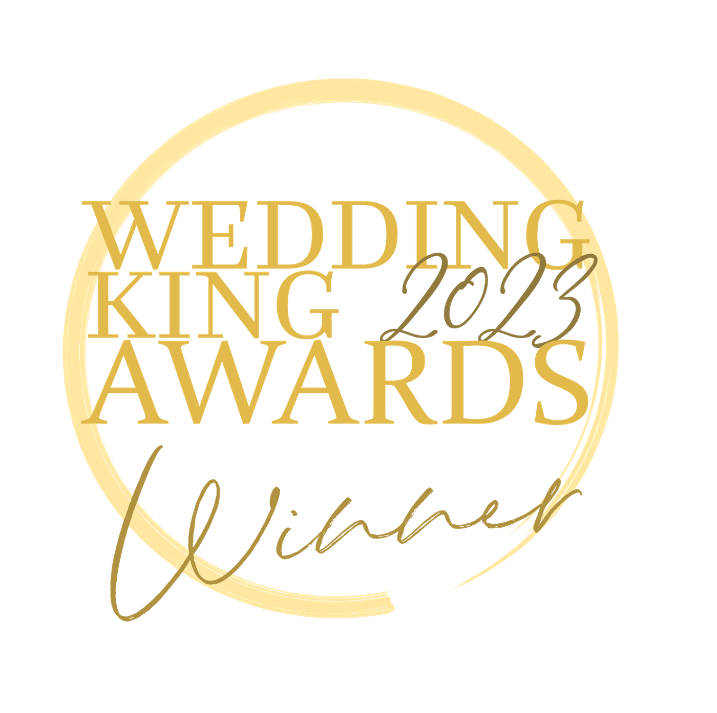 Gewinner badge wedding king awards 2023