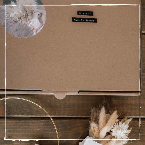 DIY Kit - Flower Hoop aus Trockenblumen