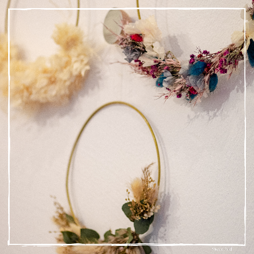 DIY Kit - Flower Hoop aus Trockenblumen