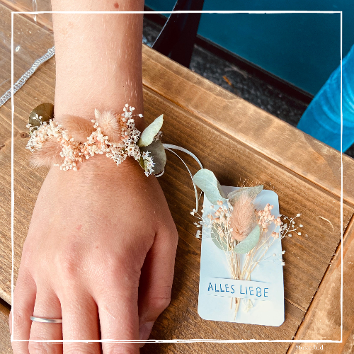 DIY Kit - Armband aus Trockenblumen