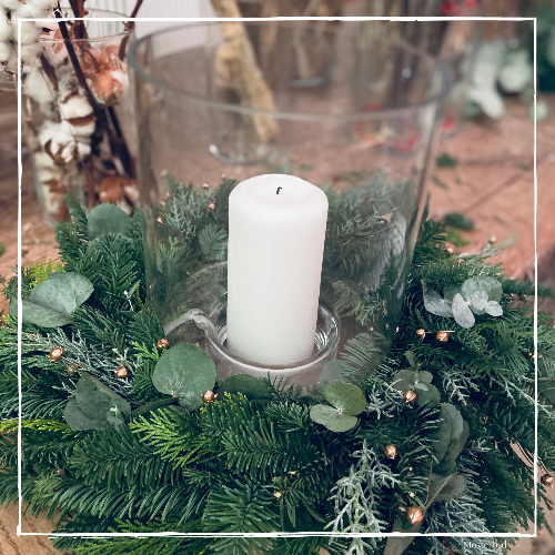 DIY Kit - Grüner Tisch- oder Türkranz