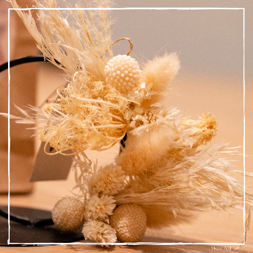 DIY Kit - Stabkerzen Hoop aus Trockenblumen