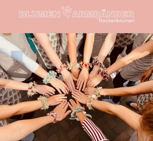 Blumen Armbänder