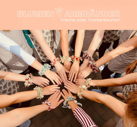 Blumen Armbänder