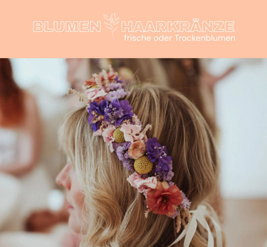 Blumen Haarkränze