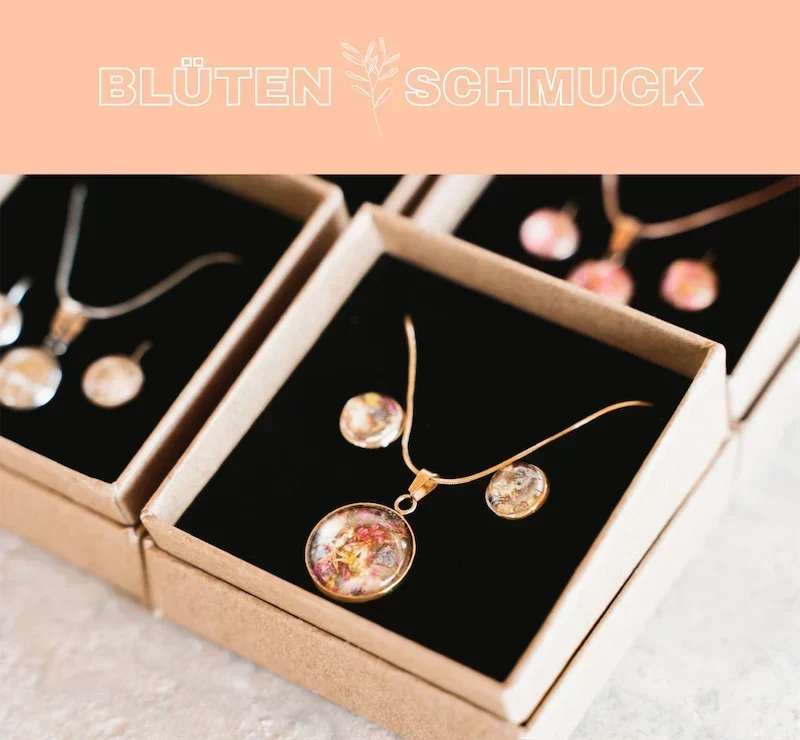 Blütenschmuck Unikate