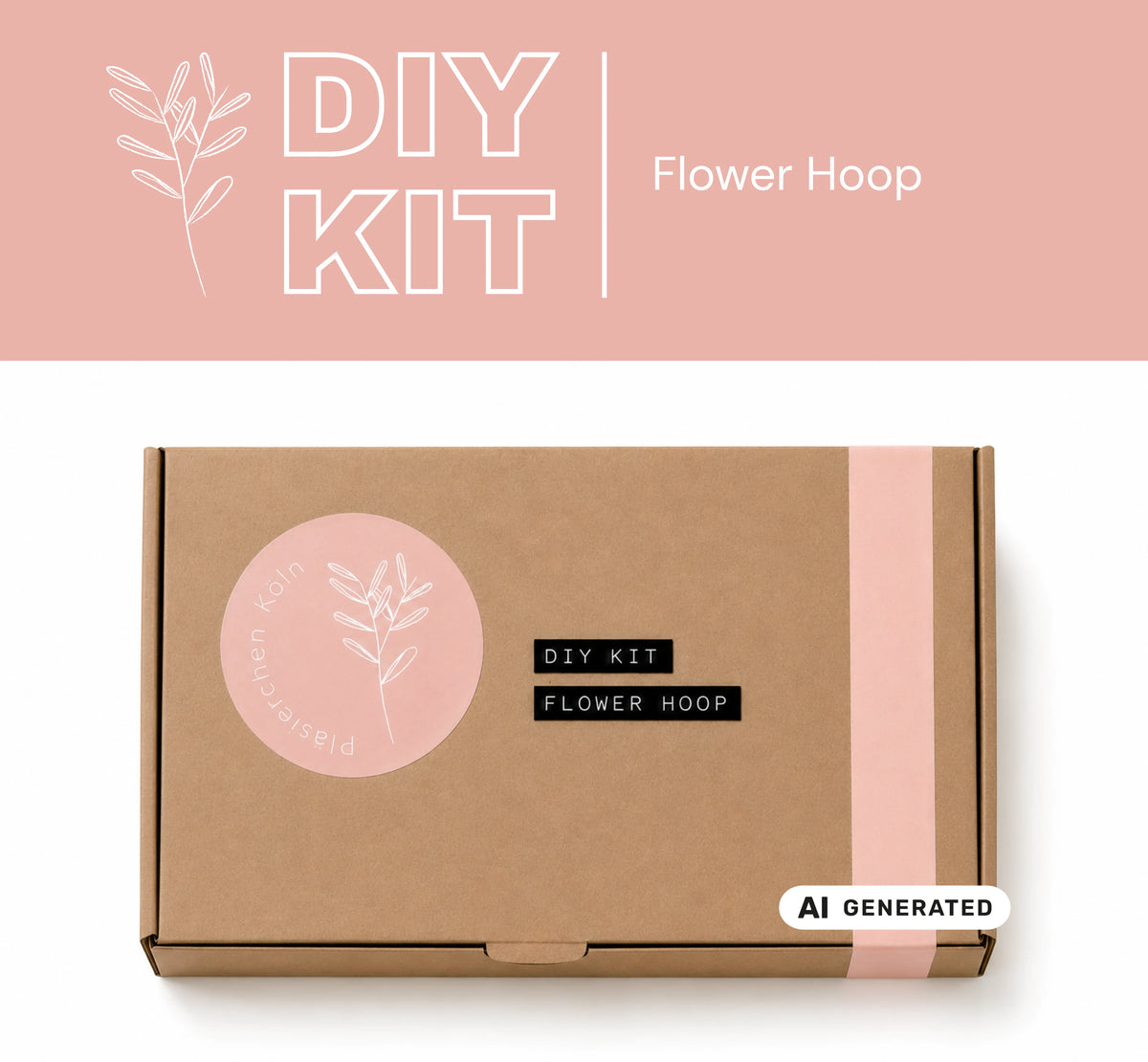 DIY Kit - Flower Hoop Trockenblumen