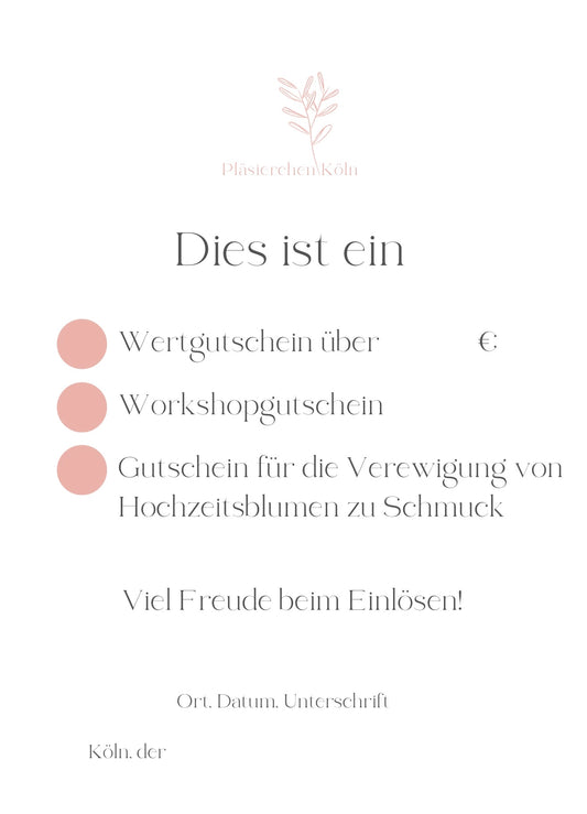Pläsierchen Köln Gutschein