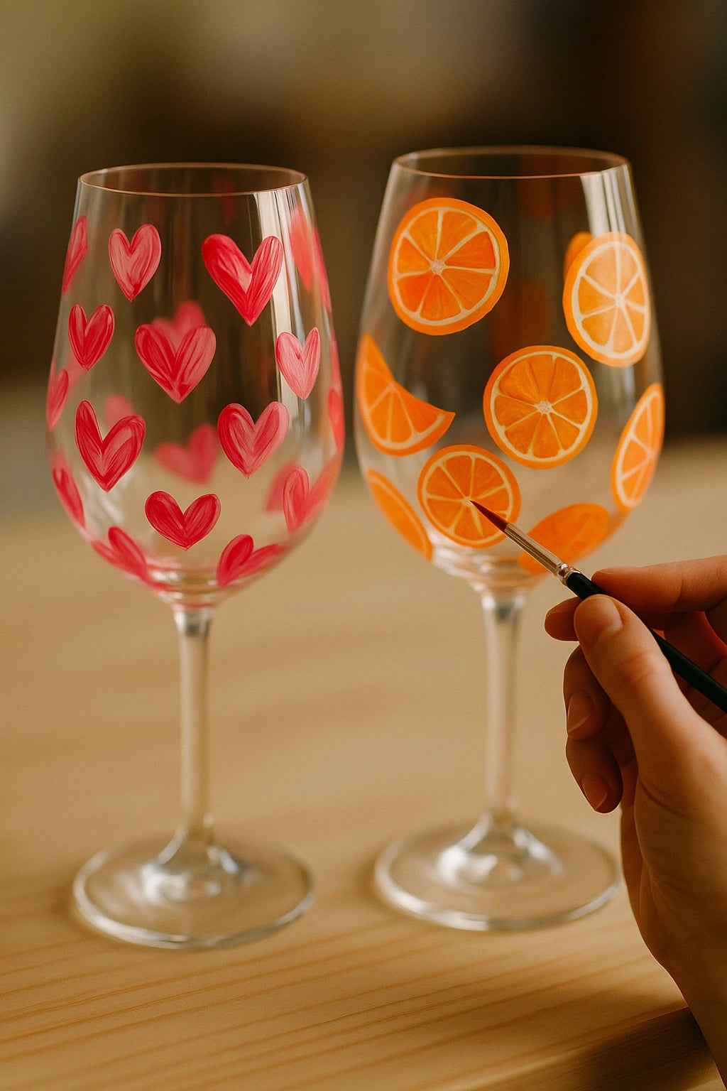 ♥ Jubiläums-Special ♥  Sektglas Painting