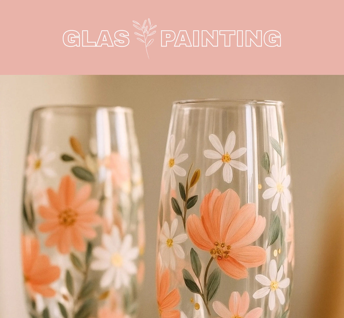 ♥ Jubiläums-Special ♥  Sektglas Painting
