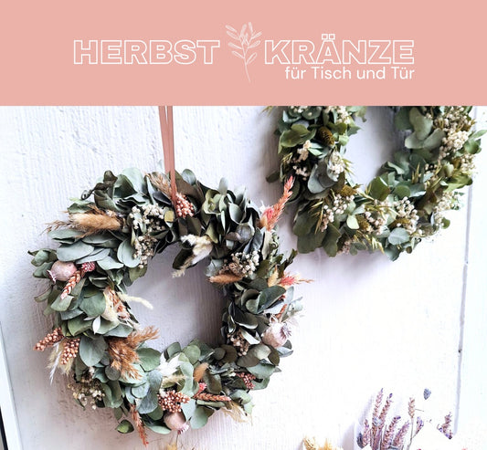 Herbstkranz binden