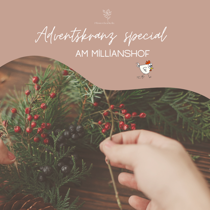 Grüne Adventskränze Special x Millianshof