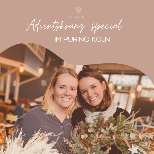Grüne Adventskränze Special x PURiNO Köln