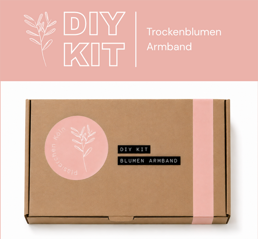 DIY Kit - Armband aus Trockenblumen