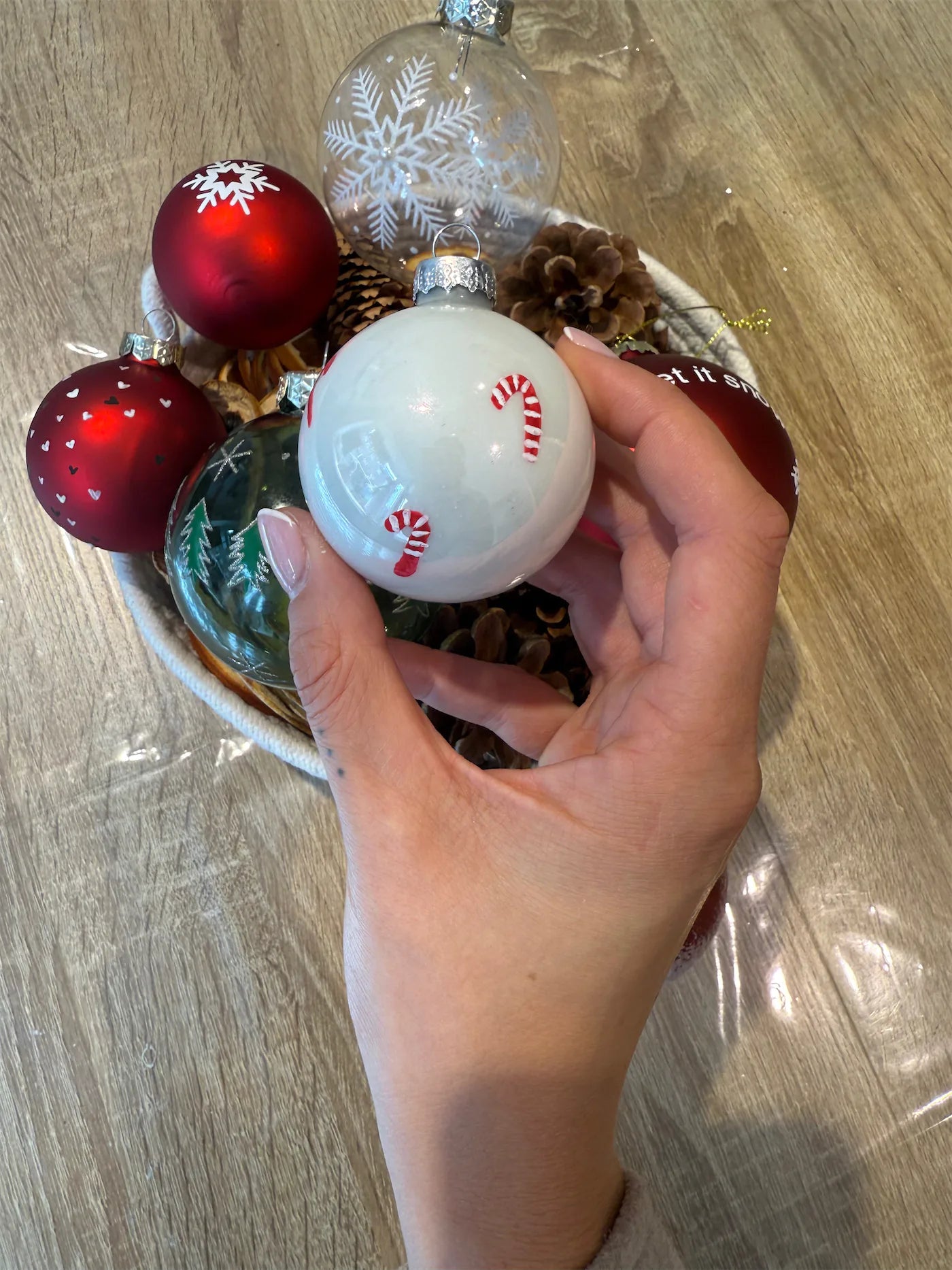 Weihnachtskugeln gestalten