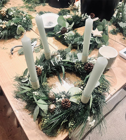 Adventskranz binden