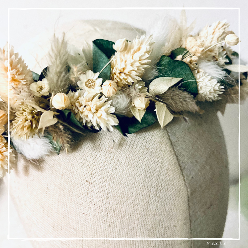 DIY Kit - Haarkranz/ Flowercrown aus Trockenblumen